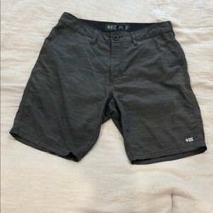 Salty Crew Men’s Black Shorts - Size 30